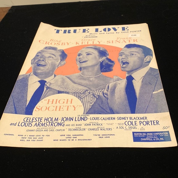 Other True Love High Society Music Sheet By Cole Porter Poshmark